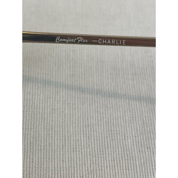 Kenmark Comfort Flex CHARLIE Eyeglass Frames Gold Wire Rim - Picture 2 of 10